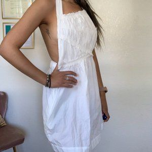 NEW Free People White Dress Backless Halter Top